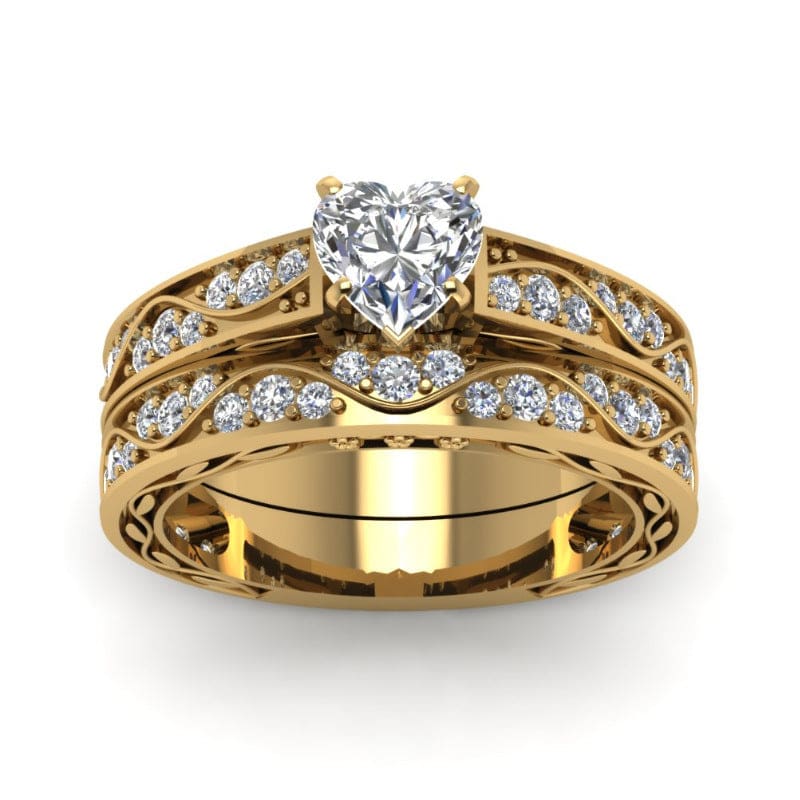 Bague pour Couple Dorée amour Together - LabombeYlang