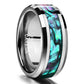 Tungsten Gold Ring With Black Veneer Plating - LabombeYlang