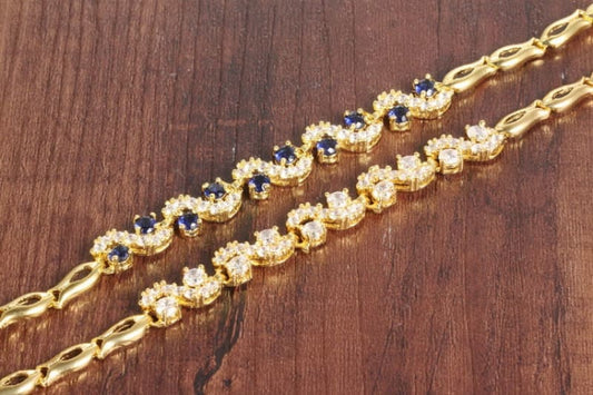 Gold-plated bracelet for women - LabombeYlang