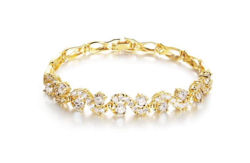 Gold-plated bracelet for women - LabombeYlang