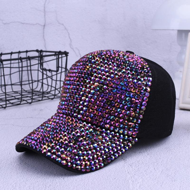 Casquette ornée de Diamants baseball femme | LabombeYlang