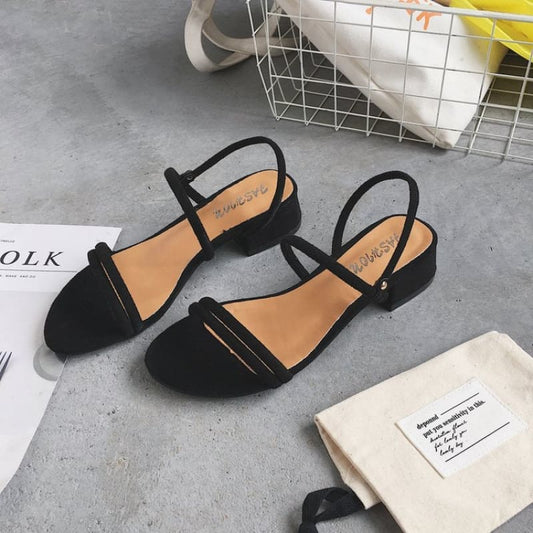 Summer New Style Korean Style One Shoe Two Wear Women’S Sandals Slippers - LabombeYlang
