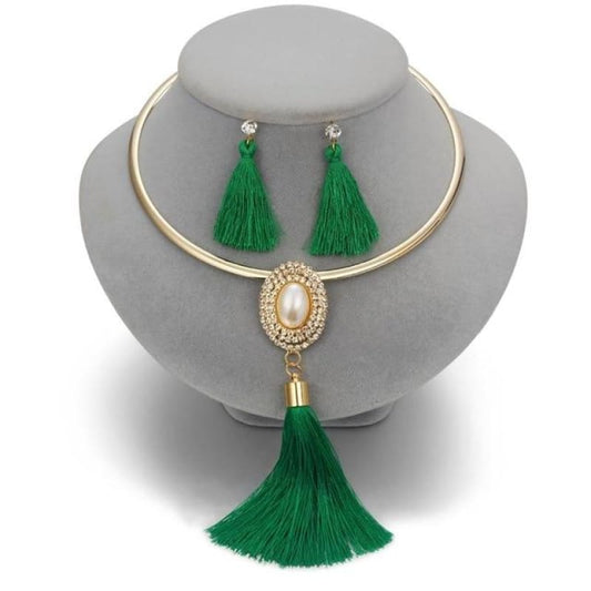 Ensemble de bijoux Tendances - Vert