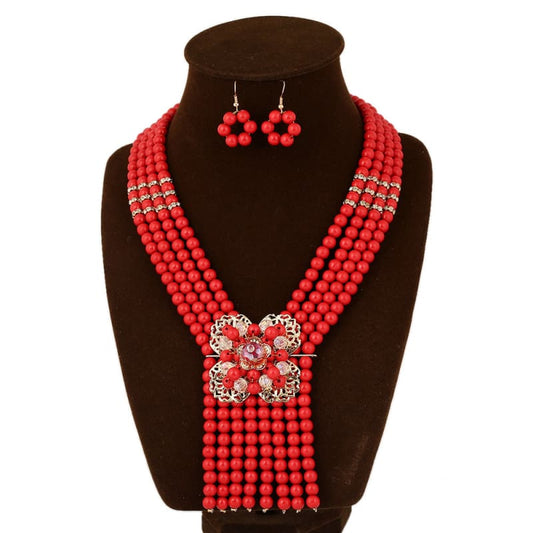 Ensemble de bijoux Perles mode grâce femme - LabombeYlang