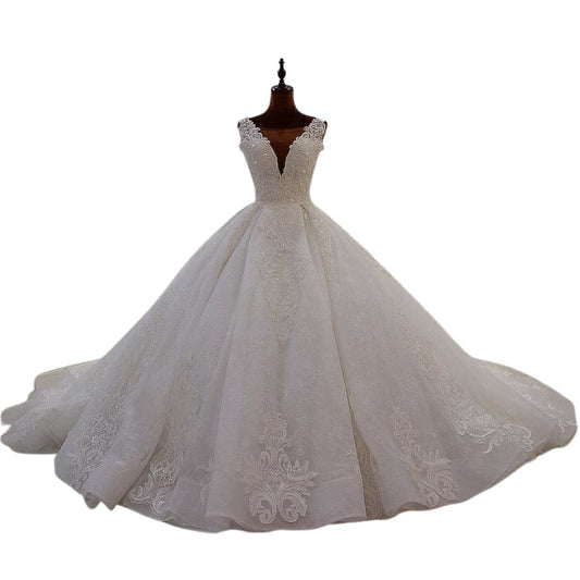 Robe de mariée sans manches fantastique lumineuse - LabombeYlang