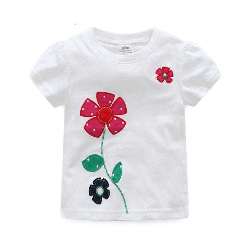 Children’s T-Shirt Women’s Short-Sleeved New Korean Style Summer Coat Bottoming Shirt - LabombeYlang